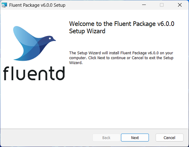 fluent-package installation wizard