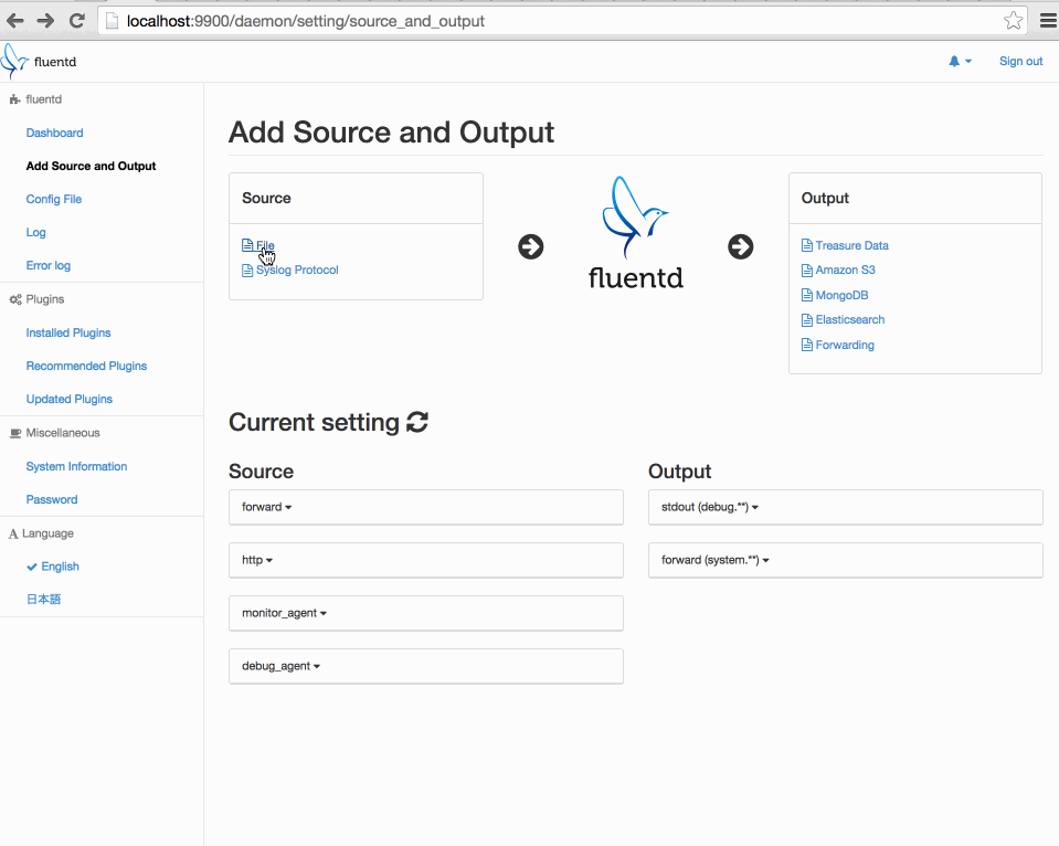 Fluentd UI: \`in\_tail\` Settings